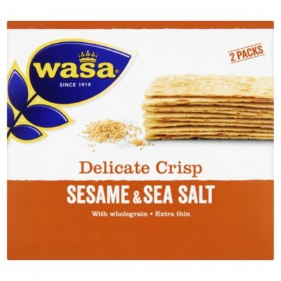 Wasa Delicate thin crisp sesame & seasalt
